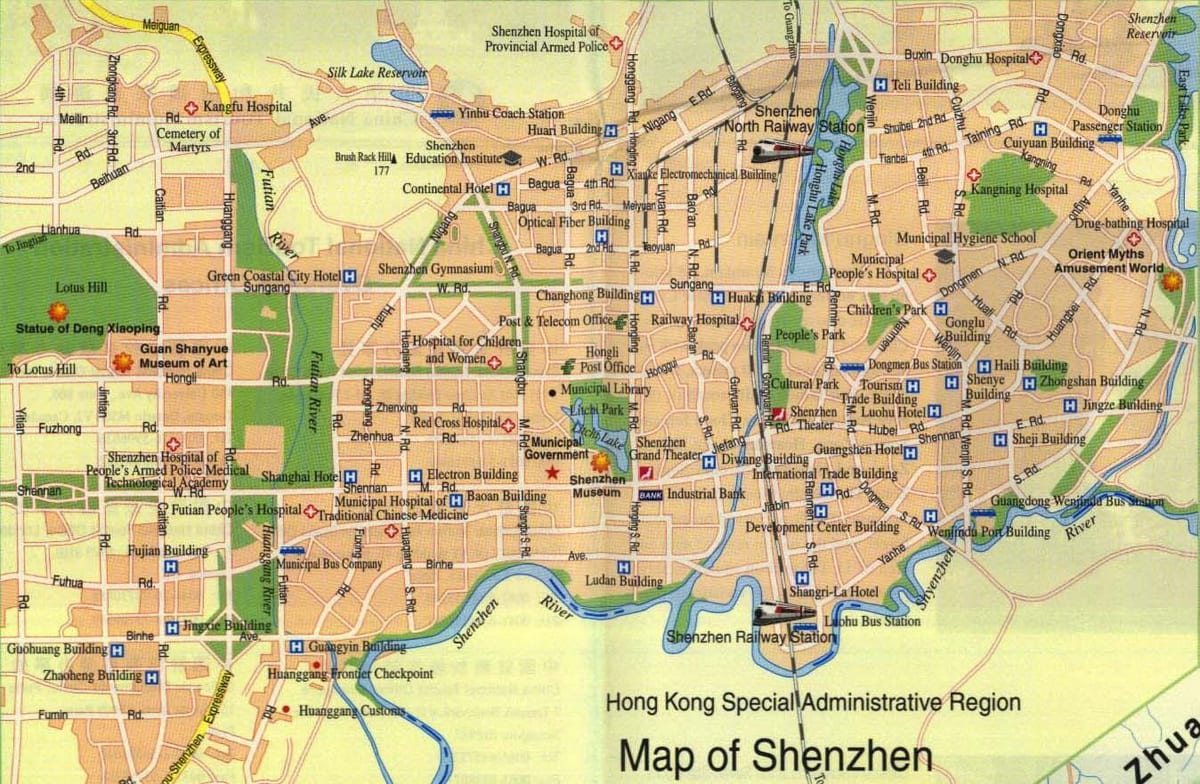 Shenzhen peta dunia