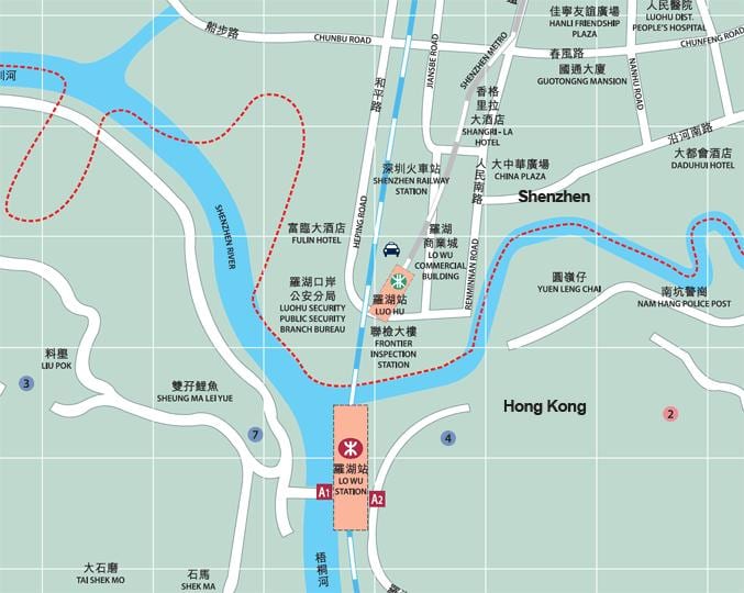 peta teater besar shenzhen bandar komersial
