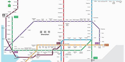 Shenzhen metro peta 2016